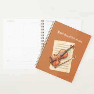 Violin Music Sheet Planner
