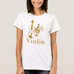 Violin, Music Teacher T-Shirt