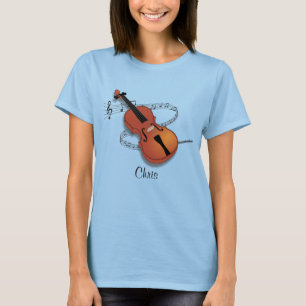 Violin Music Template T-Shirt