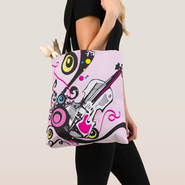 Violin Music Tote Bag (Creator Uploaded)