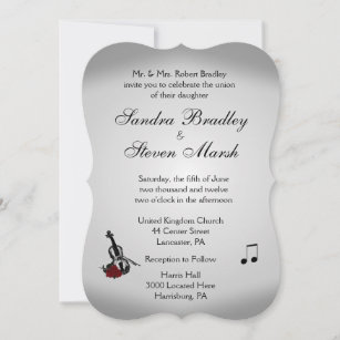 Violin Music Wedding Invitation