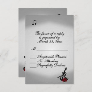 Violin Music Wedding RSVP