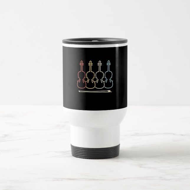 Violin Musician Music  Travel Mug (Center)