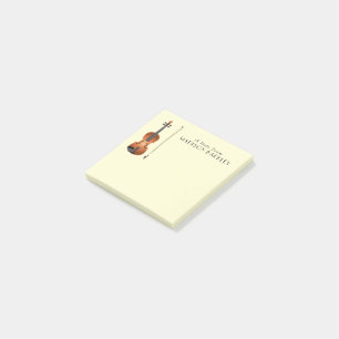 Violin Musician Teacher String Orchestra Post-it Notes