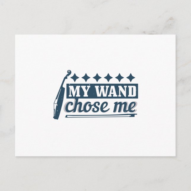 Violin - My Wand Chose Me Postcard (Front)