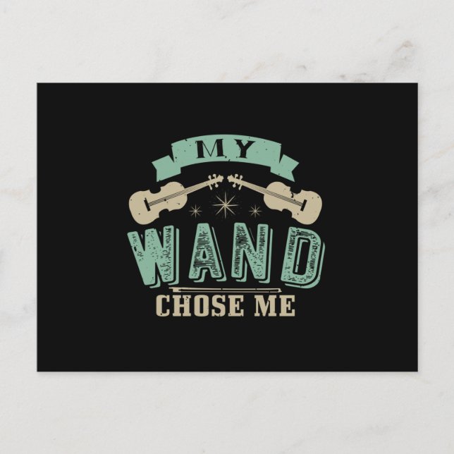 Violin - My Wand Chose Me Postcard (Front)