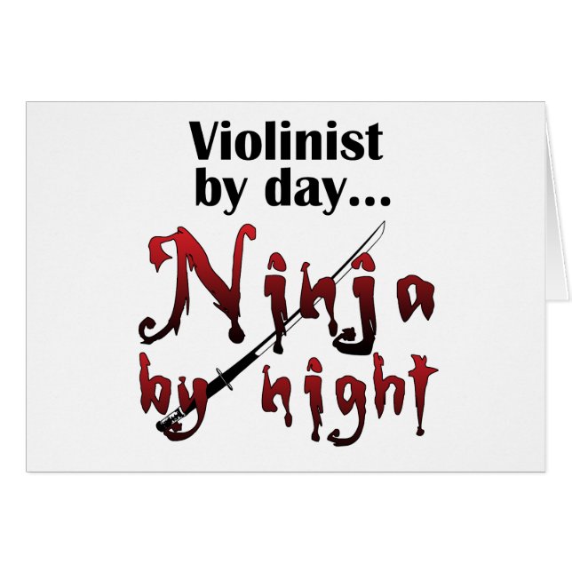 Violin Ninja (Front Horizontal)