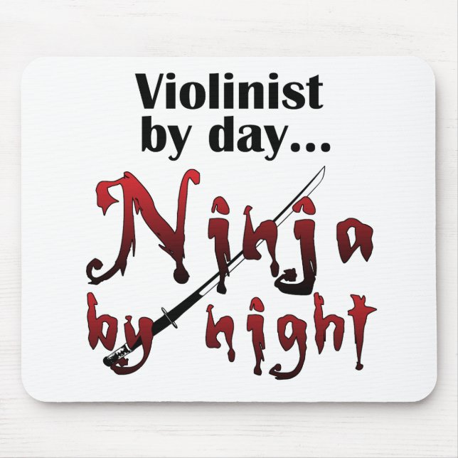 Violin Ninja Mouse Mat (Front)