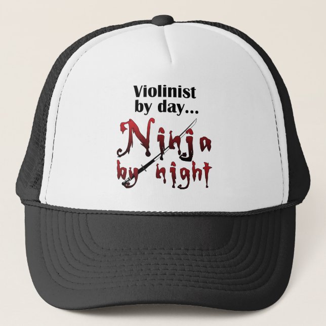 Violin Ninja Trucker Hat (Front)