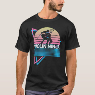 Violin Ninja Violinist Instrument T-Shirt