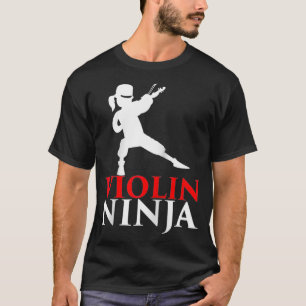 Violin Ninja Violinist Player Music Lover Gift  T-Shirt