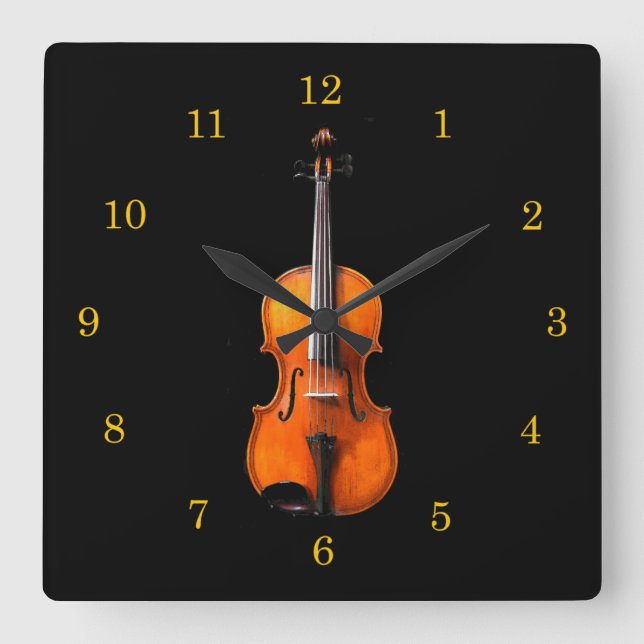 Violin or Viola Clock (Front)