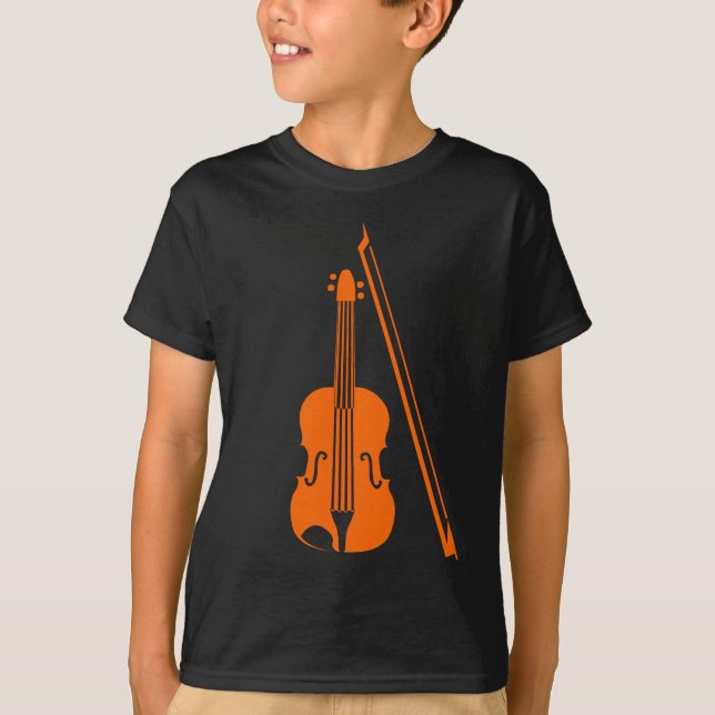 Violin - Orange T-Shirt (Front)