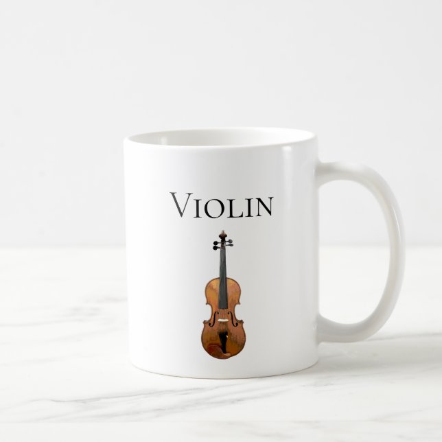Violin Orchestra Classical Music Coffee Mug (Right)