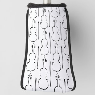 Violin Outline Golf Head Cover