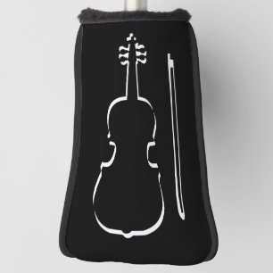 Violin Outline Golf Head Cover