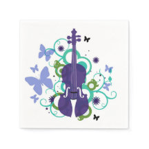 Violin Party Decorations-Napkins