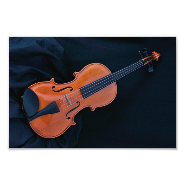 Violin Photo Closeup Print (Front)