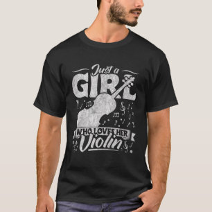 Violin Player Apparel Instrument for Violinist Mus T-Shirt