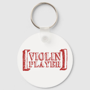 Violin Player Key Ring