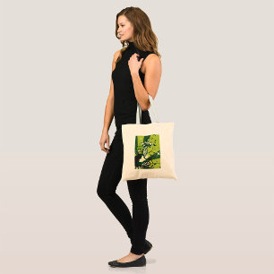 Violin Player Musical Notes Tote Bag