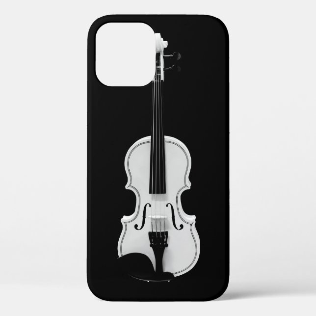 Violin Portrait - Black and White Photograph Case-Mate iPhone Case (Back)