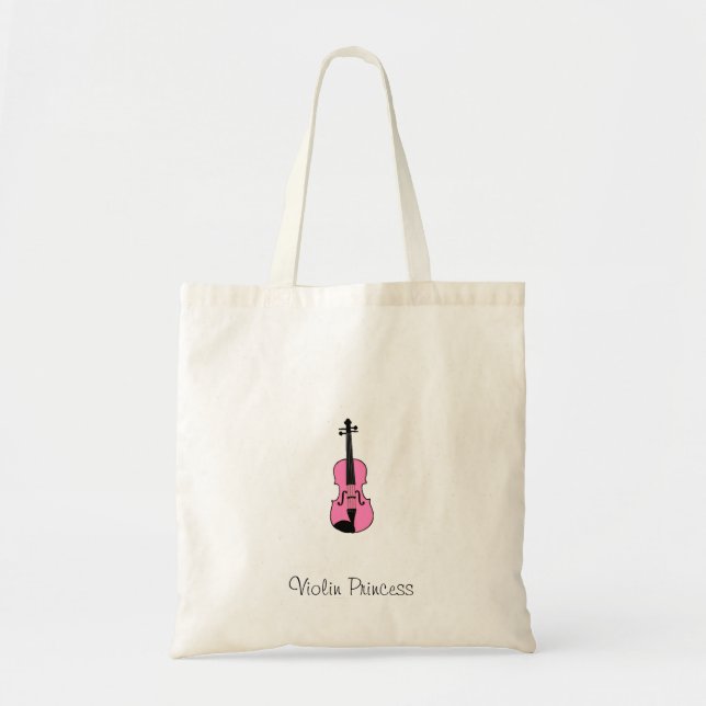 Violin Princess Tote Bag (Front)
