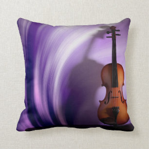 Violin Purple Passion Pillow