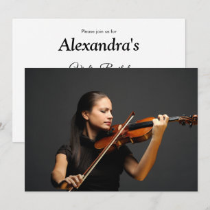 Violin Recital Concert Classical Music Invitation