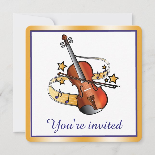 Violin Recital Invitation (Front)