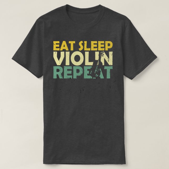 Violin Retro 2 T-Shirt (Design Front)