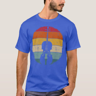Violin Retro Vintage Violinist Fiddle Player Class T-Shirt