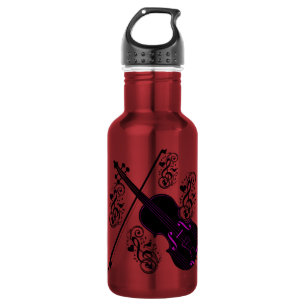 Violin,Rocking love_ 532 Ml Water Bottle