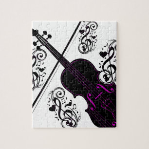 Violin,Rocking love_ Jigsaw Puzzle