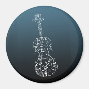 Violin Scrawl Magnet