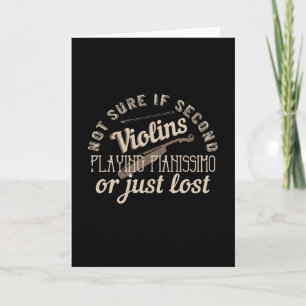 Violin - Second Violins Are Just Lost Card