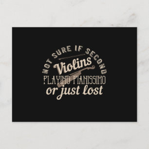 Violin - Second Violins Are Just Lost Postcard