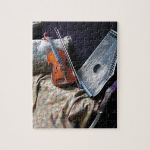 Violin Sill Life Jigsaw Puzzle