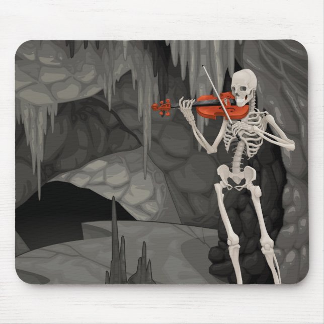 violin skeleton mouse mat (Front)
