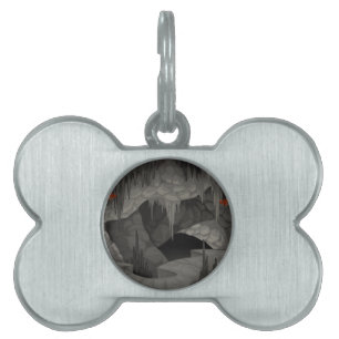 violin skeleton pet ID tag