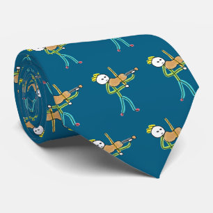 Violin Stickman Tie