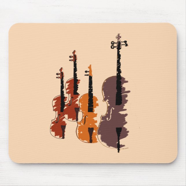 Violin String Instrument string quartet Mouse Mat (Front)