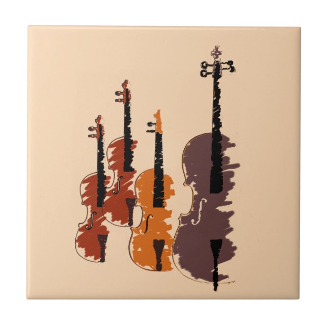 Violin String Instrument string quartet Tile (Front)