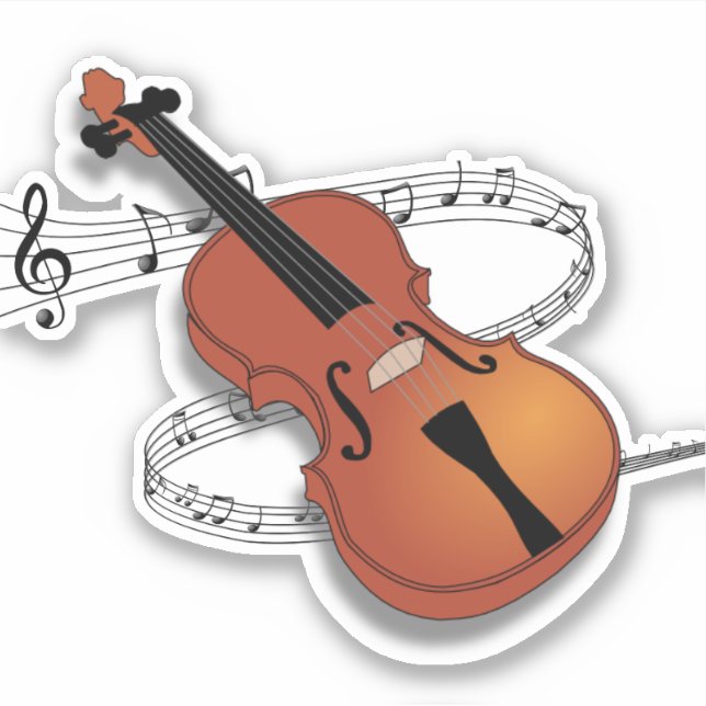 Violin, stringed instrument, (Front)