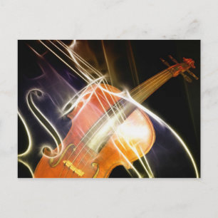Violin Symphony Postcard