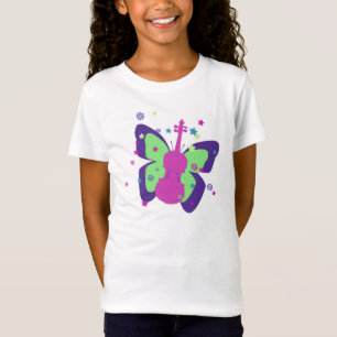 Violin T-Shirt for Kids-Little Butterfly