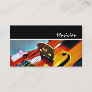 Violin Teacher Player Studio Music Musician Business Card