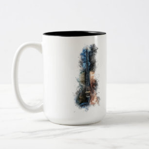 Violin Two-Tone Coffee Mug