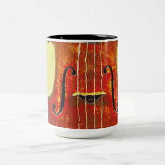 VIOLIN Two-Tone COFFEE MUG