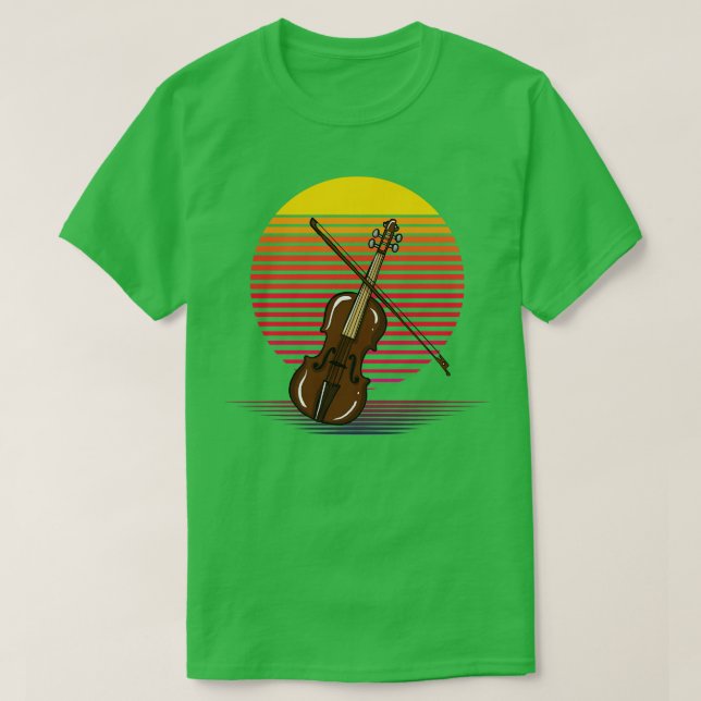 Violin Vapour T-Shirt (Design Front)